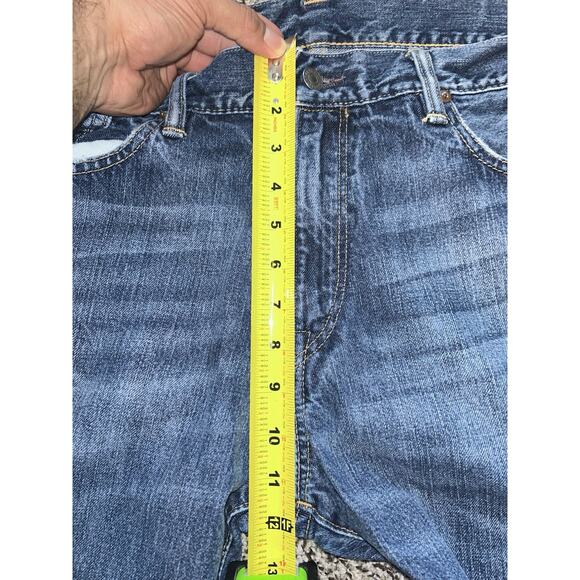 Polo Ralph Lauren Mens 36x31 Dark Wash Denim Relaxed Straight - Picture 11 of 12